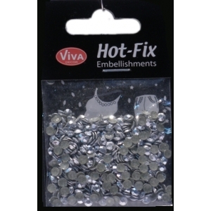 Hot-Fix nýtky Osmihran stříbrný 4mm