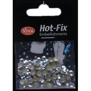 Hot-Fix nýtky Osmihran stříbrný 5mm