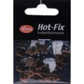 Hot-Fix nýtky Srdíčka měděná velká 10mm