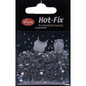 Hot-Fix kamínky Osmihran transparentní 4mm