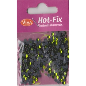 Hot-Fix kamínky Osmihran Peridot 4mm